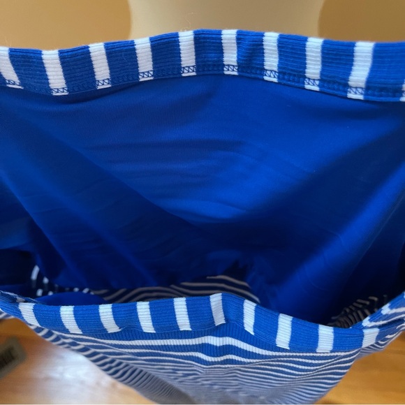 LOFT Stripe Ribbed Bra Maxi Dress - Picture 3 of 8